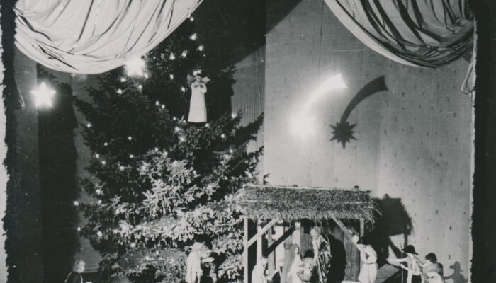 Weihnachtsbühnenbild